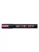UNI Dekormarker, 1,8-2,5 mm, UNI "Posca PC-5M", fluor rózsaszín
