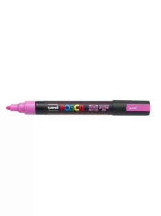   UNI Dekormarker, 1,8-2,5 mm, UNI "Posca PC-5M", fluor rózsaszín