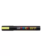 UNI Dekormarker, 1,8-2,5 mm, UNI "Posca PC-5M", fluor sárga