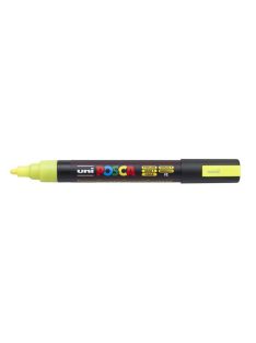   UNI Dekormarker, 1,8-2,5 mm, UNI "Posca PC-5M", fluor sárga