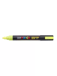   UNI Dekormarker, 1,8-2,5 mm, UNI "Posca PC-5M", fluor sárga
