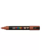 UNI Dekormarker, 1,8-2,5 mm, UNI "Posca PC-5M", gesztenyebarna