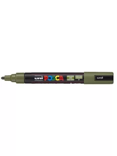   UNI Dekormarker, 1,8-2,5 mm, UNI "Posca PC-5M", khaki