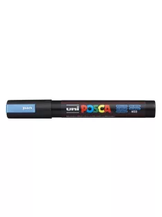   UNI Dekormarker, 1,8-2,5 mm, UNI "Posca PC-5M", metálkék