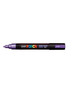   UNI Dekormarker, 1,8-2,5 mm, UNI "Posca PC-5M", metállila