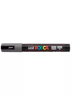   UNI Dekormarker, 1,8-2,5 mm, UNI "Posca PC-5M", mély szürke