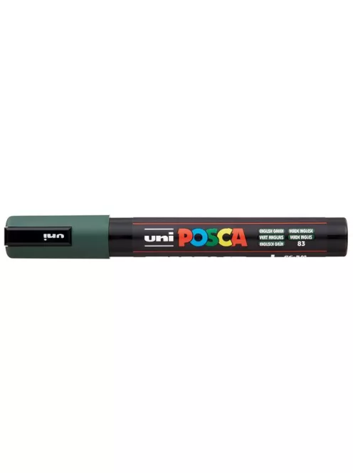 UNI Dekormarker, 1,8-2,5 mm, UNI "Posca PC-5M", angolzöld