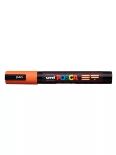   UNI Dekormarker, 1,8-2,5 mm, UNI "Posca PC-5M", narancssárga