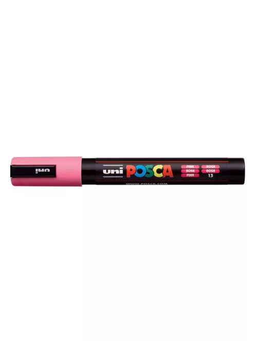 UNI Dekormarker, 1,8-2,5 mm, UNI "Posca PC-5M", rózsaszín