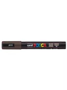 UNI Dekormarker, 1,8-2,5 mm, UNI "Posca PC-5M", sötétbarna