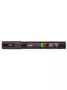   UNI Dekormarker, 1,8-2,5 mm, UNI "Posca PC-5M", sötétbarna