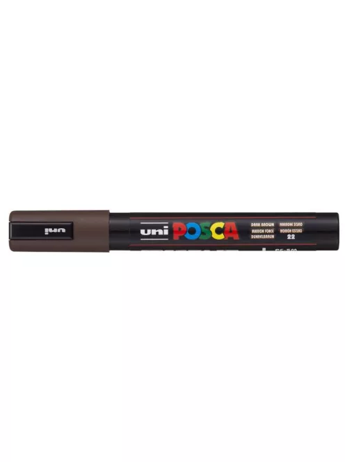 UNI Dekormarker, 1,8-2,5 mm, UNI "Posca PC-5M", sötétbarna