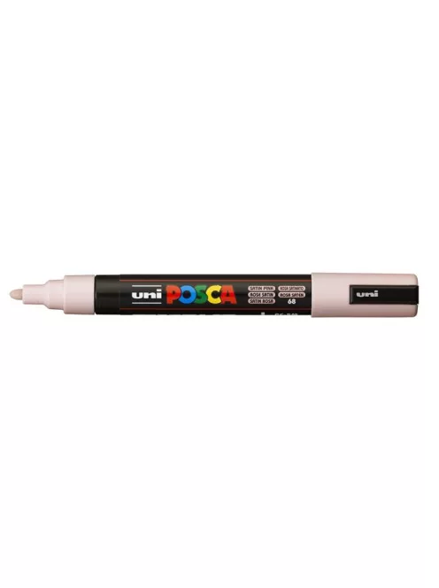 UNI Dekormarker, 1,8-2,5 mm, UNI "Posca PC-5M", szatén rózsaszín