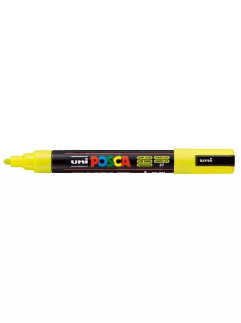 UNI Dekormarker, 1,8-2,5 mm, UNI "Posca PC-5M", szőlőzöld