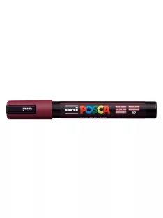   UNI Dekormarker, 1,8-2,5 mm, UNI "Posca PC-5M", vörösbor