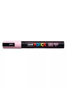  UNI Dekormarker, 1,8-2,5 mm, UNI "Posca PC-5M", világos rózsaszín