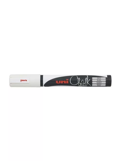 UNI Krétamarker, 1,8-2,5 mm, UNI "PWE-5M", fehér