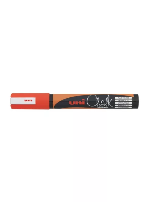 UNI Krétamarker, 1,8-2,5 mm, UNI "PWE-5M", fluor narancs