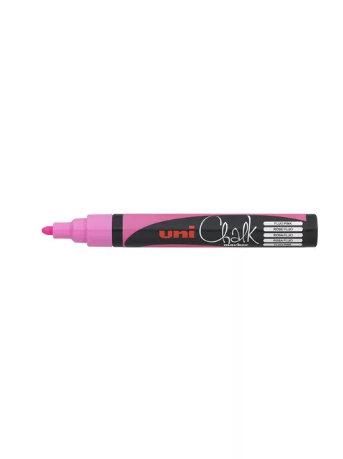 UNI Krétamarker, 1,8-2,5 mm, UNI "PWE-5M", fluor rózsaszín