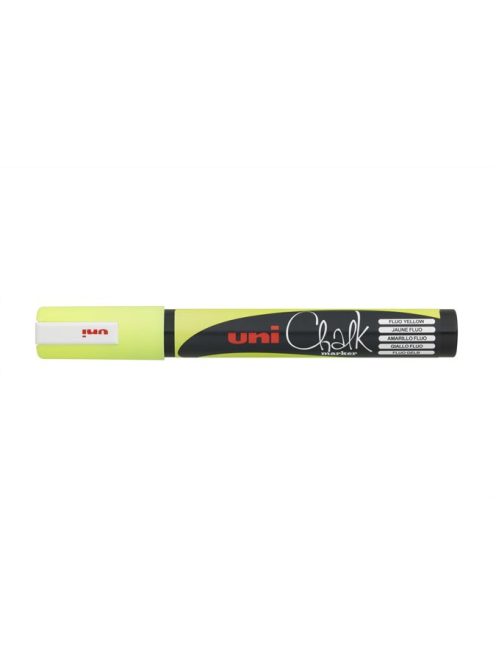 UNI Krétamarker, 1,8-2,5 mm, UNI "PWE-5M", fluor sárga