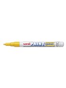 UNI Lakkmarker, 0,8-1,2 mm, UNI "PX-21", sárga