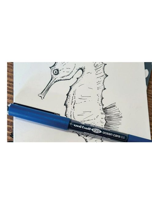 UNI Rollertoll, 0,3 mm, UNI "UB-150 Ocean Care", fekete