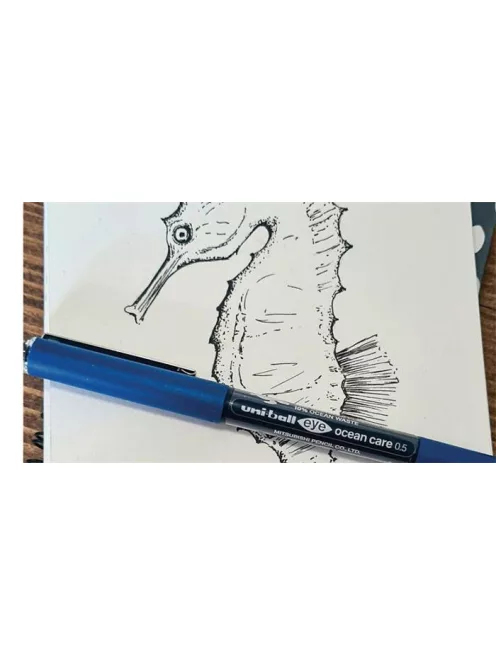 UNI Rollertoll, 0,3 mm, UNI "UB-150 Ocean Care", fekete