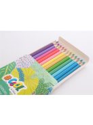 COOL BY VICTORIA Színes ceruza készlet, kerek, COOL BY VICTORIA "Pastel", 12 pasztell szín