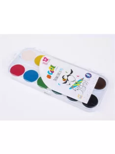   COOL BY VICTORIA Vízfesték, 12 szín, 24 mm, COOL BY VICTORIA