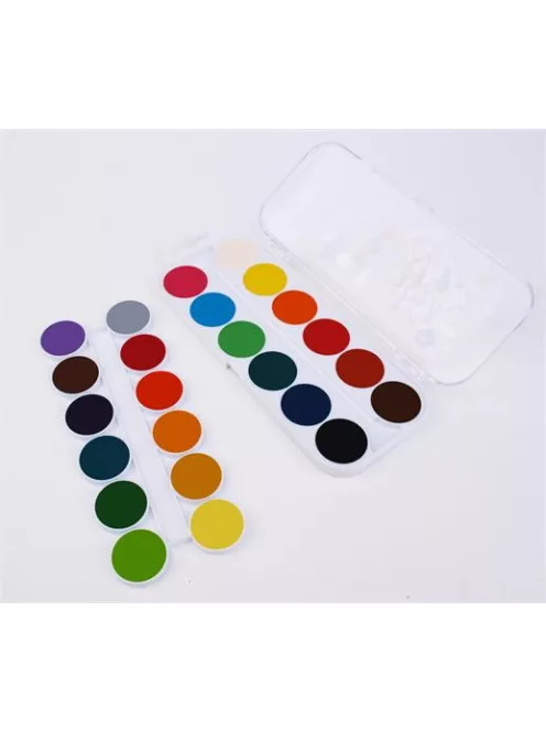 COOL BY VICTORIA Vízfesték, 24 szín, 24 mm, COOL BY VICTORIA