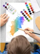 COOL BY VICTORIA Vízfesték, 24 szín, 24 mm, COOL BY VICTORIA