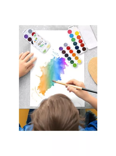 COOL BY VICTORIA Vízfesték, 24 szín, 24 mm, COOL BY VICTORIA