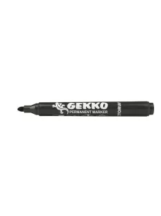   VICTORIA OFFICE Alkoholos marker, 1-3 mm, kúpos, VICTORIA OFFICE, "Gekko", fekete