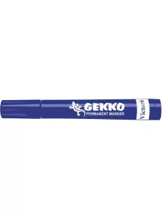   VICTORIA OFFICE Alkoholos marker, 1-3 mm, kúpos, VICTORIA OFFICE, "Gekko", kék