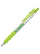 ZEBRA Zseléstoll, 0,33 mm, nyomógombos, ZEBRA "Sarasa Clip", világoszöld