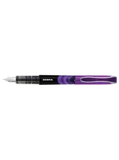   ZEBRA Töltőtoll, 0,6 mm, ZEBRA "Fountain pen", lila