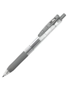   ZEBRA Zseléstoll, 0,33 mm, nyomógombos, ZEBRA "Sarasa Clip", szürke