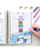 ZEBRA Zseléstoll, 0,33 mm, nyomógombos, ZEBRA "Sarasa Clip", kobalt kék