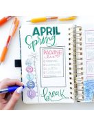 ZEBRA Zseléstoll, 0,33 mm, nyomógombos, ZEBRA "Sarasa Clip", kobalt kék