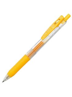   ZEBRA Zseléstoll, 0,33 mm, nyomógombos, ZEBRA "Sarasa Clip", sárga