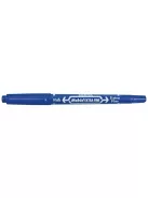 ZEBRA Alkoholos marker, 0,5/1,0 mm, kétvégű, ZEBRA "Mckie Extra Fine", kék