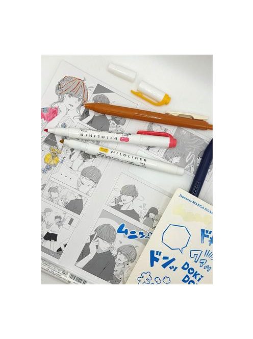 ZEBRA Írószer készlet, ZEBRA "Manga Set, Summer Festival", 5 darabos