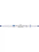 ZEBRA Szövegkiemelő, 1,0/3,5 mm, kétvégű ZEBRA "Mildliner Cool & Refined" kék