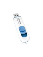 ADATA Pendrive, 64GB, USB 2.0, ADATA "C008", fehér