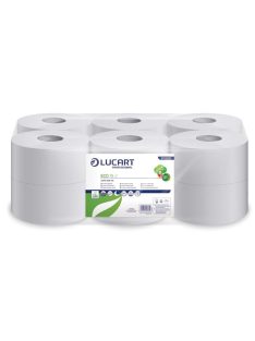   LUCART Toalettpapír, 2 rétegű, 120 m, 19 cm átmérő, LUCART, "Eco", fehér