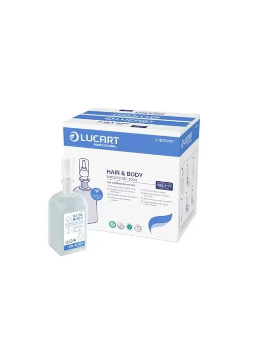 LUCART Tusfürdő és sampon, 1 l, LUCART "Hair&Body", gingko bilobával