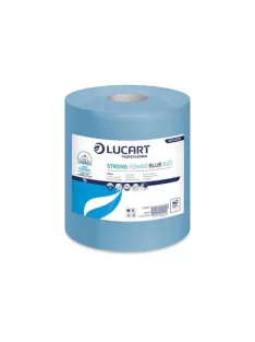   LUCART Törlőkendő, tekercses, ipari, LUCART "Strong Power Blue 620", kék