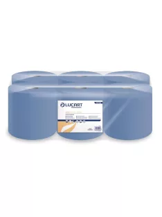   LUCART Kéztörlő, tekercses, 1 rétegű, LUCART, "Easy Blue", kék