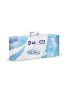   LUCART Toalettpapír, 3 rétegű, kistekercses, 10 tekercs, LUCART "Soft and Strong", fehér