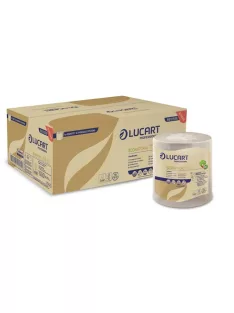   LUCART Kéztörlő, tekercses, 2 rétegű, Identity Autocut adagolóhoz, LUCART "EcoNatural 155 ID", havanna barna